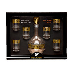 MS1022+500-45 Набор 7пр (ГРАФИН+6 СТОПОК) ОЛИМП (х4) - Mayer&boch фото 2