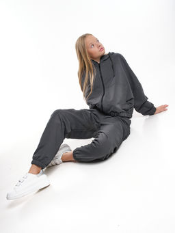 Комплект спортивный для девочки 22-7648 графит - Mini maxi фото 13