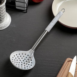 Шумовка Доляна Шанти, 33,5 см, цвет серый