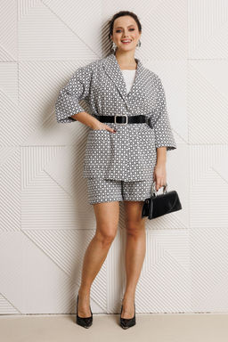 Костюм Mubliz 304 черно-белый