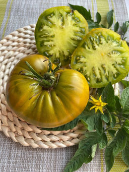 Томат СЛАДКИЙ ЧЕЛЯБИНСК F1  Неистовый взрыв вкуса и максимум пользы! Изумрудно-зелёные гиганты с лимонным отливом удивят всю семью! Сахарный! - Уральский дачник фото 2