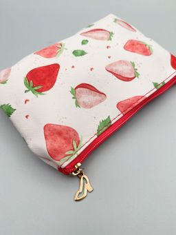 Sunflower Набор косметичек с принтом Клубнички 01 TY, 3 шт., розовый