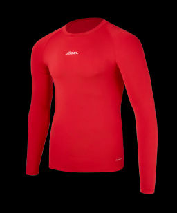 Футболка компрессионная с длинным рукавом JOGEL CAMP PerFormDRY Baselayer LS Tee, красный