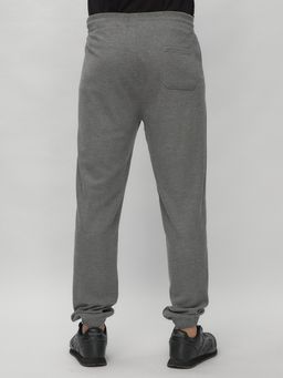 Брюки джоггеры спортивные трикотажные мужские серого цвета 001Sr