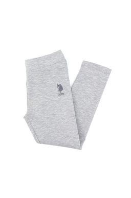 K_z _ocuk A__k Gri Melanj Tayt Sepette S_rpriz _ndirim - U.s. polo assn фото 2