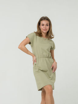 Платье со сборкой 95% ХЛОПОК - Knitka wear фото 4