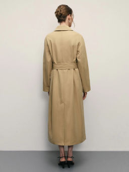 Плащ с поясом / Zarina  фото 6