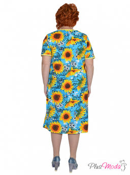 Халат Модель №1212 размеры 44-84 - Plusmoda фото 8