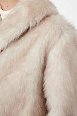 Ekru Regular Kal?p Kurk Mont TWOAW25MO00157 - Trendyolmilla фото 11