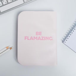 Подарочный набор новогодний, обложка на паспорт, и ежедневник антистресс, Flamingo winter party