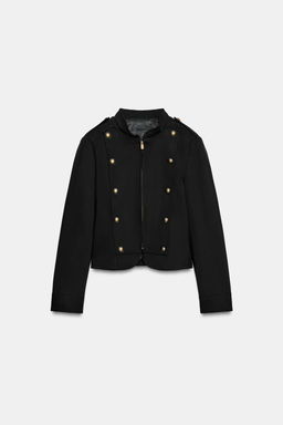 BLAZER ENTALLADA BOTONES / Negro - Zara фото 4