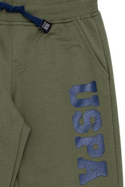 Зеленые вязаные брюки для мальчика - U.s. polo assn фото 4