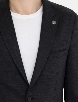 Antrasit Ex. Slim Fit Y_n Kar___ml_ Tak_m Elbise