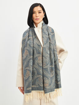 Палантин в составе шерсть и кашемир