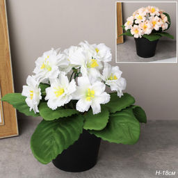 Цветочная композиция Цветы 18 см / KL-07 /уп 12/144/