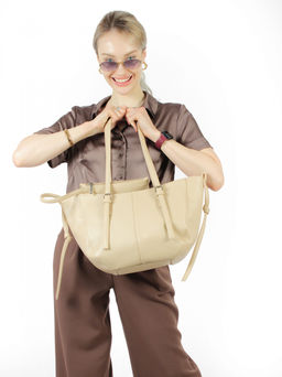 LACCOMA сумка Анна-бежевый эко кожа хлопок