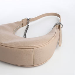 Сумка женская хобо на молнии, цвет бежевый - Textura фото 4