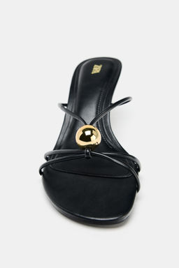 SANDALS WITH METAL DETAIL - Zara фото 13