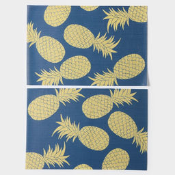 Набор салфеток сервировочных Доляна Memory, 2 шт, 4530 см, цвет синий  фото 4