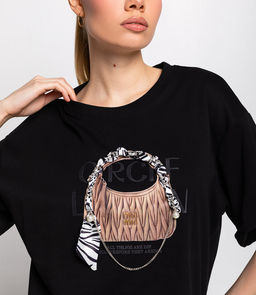 Футболка #КТ5008, чёрный - Dommod фото 5