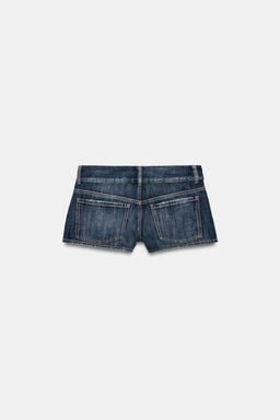 SHORTS MINI DENIM TRF BOLSILLOS / Marino