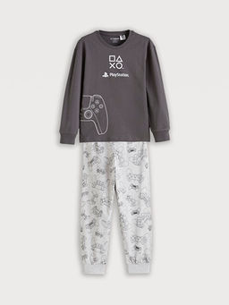 PlayStation Bask?l? Erkek ?ocuk Pijama Tak?m?
