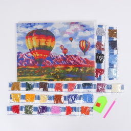 Алмазная мозаика с полным заполнением на подрамнике «Шары», 30×40 см