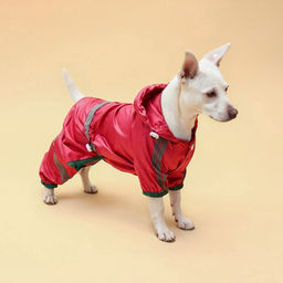 Комбинезон для собак, демисезонный, размер ХL (ДС 31-33, Ог 47-49, ОШ 35-37 см), красный - Simaland фото 15