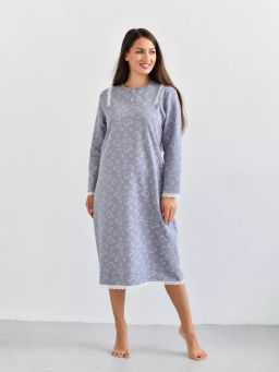 Сорочка женская Нина Голубой - Modamica фото 24