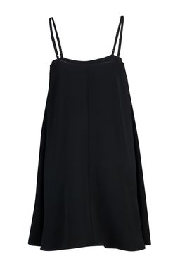 TRENDYOLMILLA Siyah Rahat Kesim Ask?l? Yaka Detayl? Mini Dokuma Elbise TWOSS22EL00594