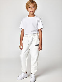 430 Брюки джоггеры детские из футера с начесом