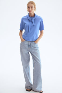 Top con cuello fular - H&m фото 5