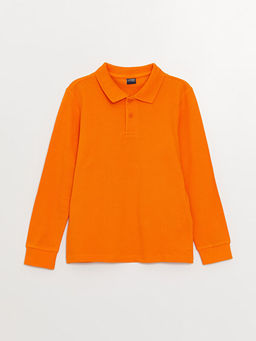 Polo Yaka Basic Uzun Kollu Erkek ?ocuk Ti??rt