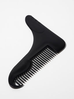 Цена за 5 шт. Расчёска - гребень для усов и бороды, 12×10 см, чёрная