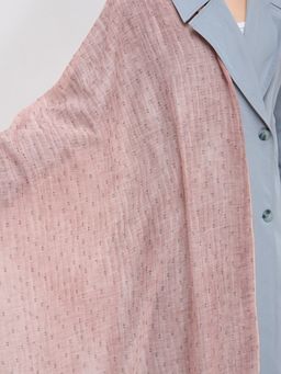 Большой красивый двусторонний палантин с необычной выработкой - Tantino фото 6