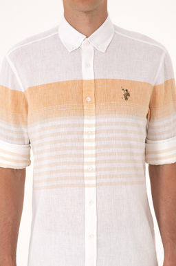 Erkek Turuncu Uzun Kollu G_mlek - U.s. polo assn фото 6