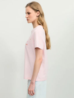 Футболка из хлопка с принтом / Zarina  фото 4