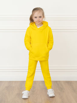 Костюм детский флисовый желтый7043г(ш) (110, 60)