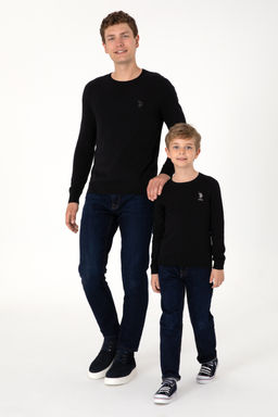 Черный базовый свитер для мальчика Неожиданная скидка в корзине - U.s. polo assn фото 4
