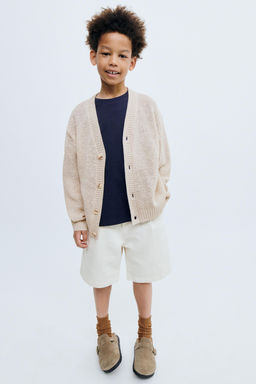 STORIESZ - BERMUDA DENIM PINZAS CON ALGOD?N Y LINO / Crudo - Zara фото 5