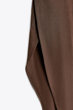 ZW COLLECTION WIDE-LEG TROUSERS WITH VENTS