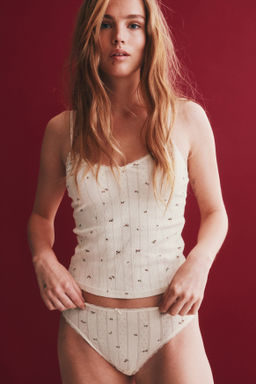 Top de tirantes en punto pointelle - H&m фото 2