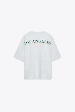 COTTON TEXT T-SHIRT - Zara фото 7