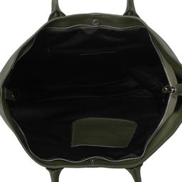 Женская сумка с ручками DIVAS BAG Артикул 2585804, бежево-зеленый  фото 5