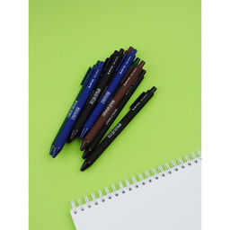 Ручки шариковые, синяя паста, 0.7 мм, автоматические, набор 10 шт. «Самый сильный»