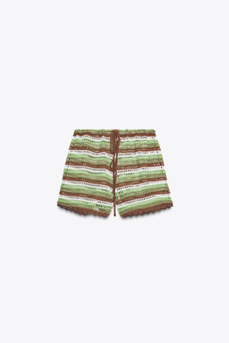 CROCHET SHORTS WITH DRAWSTRINGS