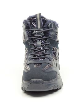 04-8524-2 DARK BLUE Ботинки женские зимние (искусственные материалы) - Фабричный китай фото 6