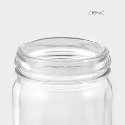 Банка для сыпучих продуктов BellaTenero «Эко», 250 мл, 6.5×12 см, с бамбуковой крышкой, стекло, прозрачная