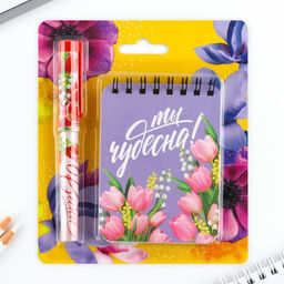 Подарочный набор, блокнот и ручка Ты чудесна!