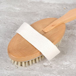 Щетка массажная д/сухого массажа натуральная щетина на ручке 41см / 718-7 /уп 120/ - Галеонтрейд фото 5